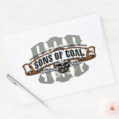 SENEN VAN STEENKOOL OVALE STICKER (Envelop)