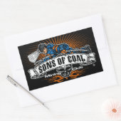 SENEN VAN STEENKOOL RECHTHOEKIGE STICKER (Envelop)