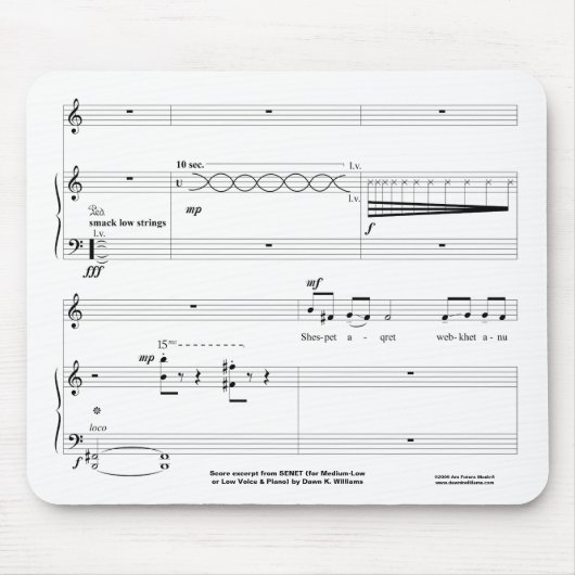 Senet Mousepad Muismat (Voorkant)