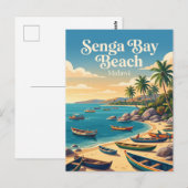 Senga Bay Strand Malawi Briefkaart (Voorkant / Achterkant)