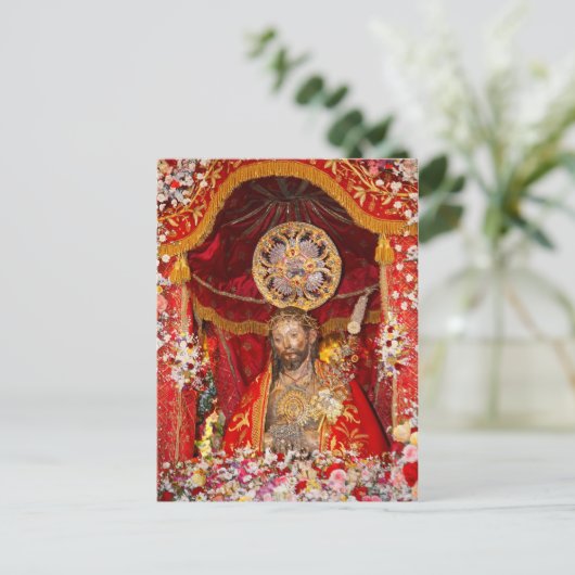 "Senhor Santo Cristo dos Milagres" Briefkaart (Staand voorkant)
