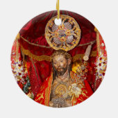 "Senhor Santo Cristo dos Milagres" Keramisch Ornament (Achterkant)