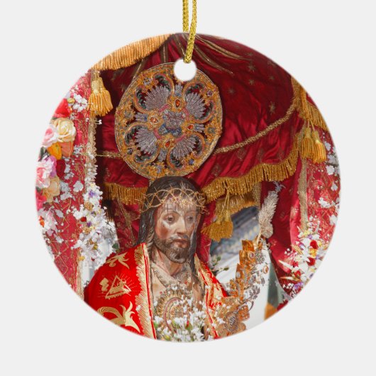Senhor Santo Cristo dos Milagres Keramisch Ornament (Voorkant)