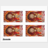 "Senhor Santo Cristo dos Milagres" Rechthoekige Sticker (Vel)