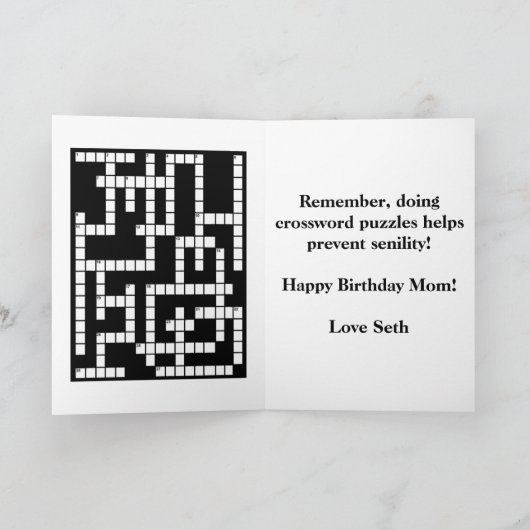 seniliteit kaart (Binnen)