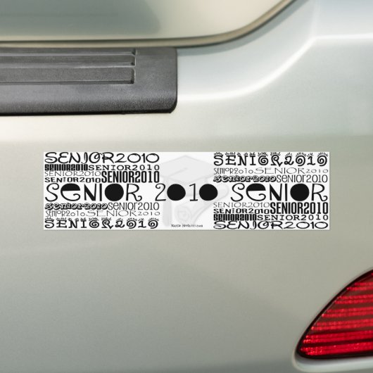 Senior 2010 - bumpersticker (Op auto)