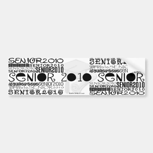 Senior 2010 - bumpersticker (Voorkant)
