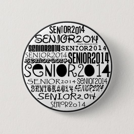 Senior 2014 Button Pin (Voorkant)