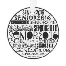 Senior 2016 Round - Rearview Mirror-versiering