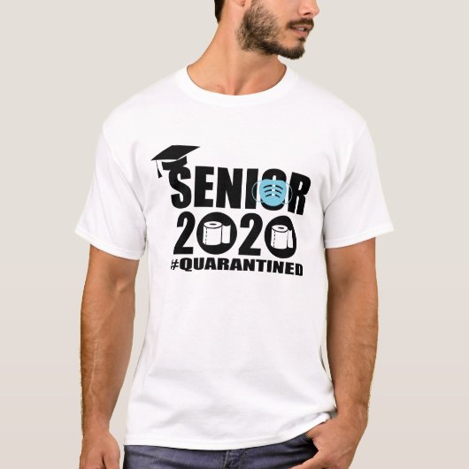 Senior 2020 #InQuarantaine T-shirt (Voorkant)