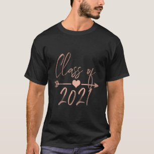 Senior 2021 Klasse van 21 Afstuderen voor T-shirt