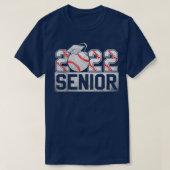 Senior 2022 Baseball Player Class Of 2022 Graduate T-shirt (Design voorkant)