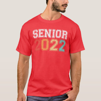 Senior 2022 Graduation Retro Vintage friends T-shirt