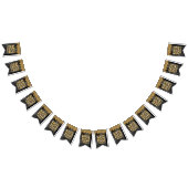 SENIOR 2023 BLACK & GOLD GLITTER DRIP CUSTOM VLAGGETJES (Alle)