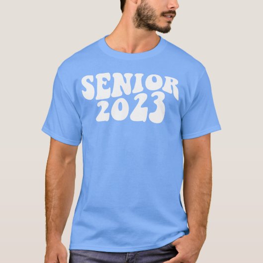 Senior 2023 Class Of 2023 Backo School 2023 Or fri T-shirt (Voorkant)
