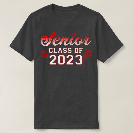 Senior 2023 Klasse van 2023 Afstuderen 3 T-shirt (Design voorkant)