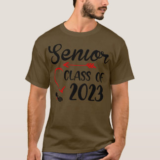 Senior 2023 Klasse van 2023 Afstuderen 40 T-shirt