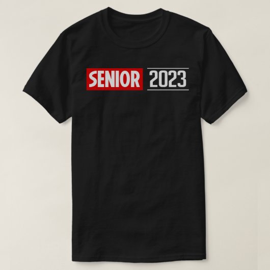 Senior 2023 Klasse van 2023 Afstuderen 8 T-shirt (Design voorkant)