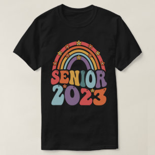 Senior 2023 Rainbow-klasse Boho van 2023 Afstudere T-shirt