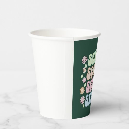 SENIOR 2023 T-Shirt Papieren Bekers (Rechts)