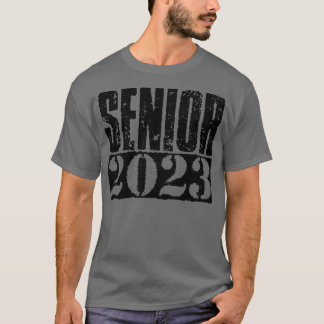 Senior 2023 Zwart  Tekst T-shirt