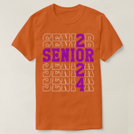 Senior 2024 3 t-shirt (Design voorkant)