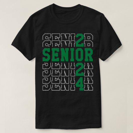Senior 2024 5 t-shirt (Design voorkant)