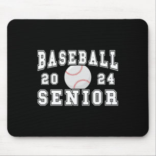 Senior 2024 afstudeerfeest idee honkbal senior muismat