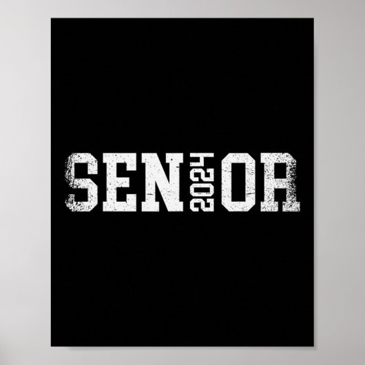 Senior 2024 Afstuderen van 2024 Poster (Voorkant)