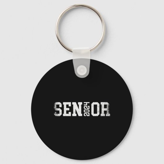 Senior 2024 Afstuderen van 2024 Sleutelhanger (Voorkant)