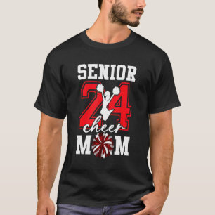 Senior 2024 Cheer Moeder Trotse Moeder van de Klas T-shirt