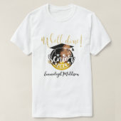 Senior 2024 Fototypografie Monogram Goed gedaan! T-shirt (Design voorkant)