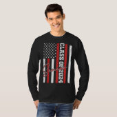 Senior 2024 Graduation Class of 2024 American Flag T-shirt (Voorkant volledig)