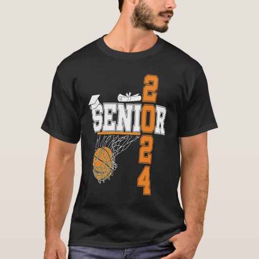 Senior 2024, klasse 2024, Afstuderen Afstudeerder  T-shirt (Voorkant)
