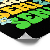 Senior 2024 Klasse of 2024 Seniors Afstuderen 2024 Poster (Hoek)