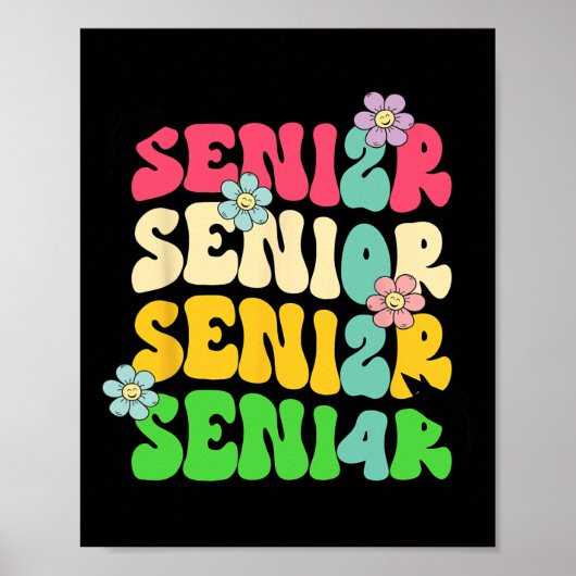 Senior 2024 Klasse of 2024 Seniors Afstuderen 2024 Poster (Voorkant)