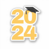 Senior 2024 Klasse van 2024 Afstuderen 2024 Sticker (Voorkant)