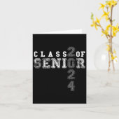 Senior 2024 Klasse van 2024 Afstuderen Kaart (Gele Bloem)