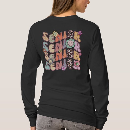Senior 2024, tweezijdig senior rang 2024 t-shirt (Achterkant)
