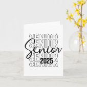Senior 2025 Afstuderen College University Afstuder Kaart (Gele Bloem)