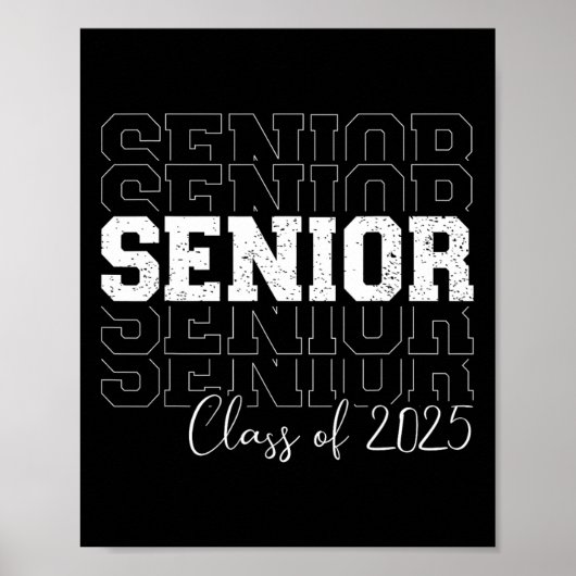 Senior 2025 Afstuderen College University Afstuder Poster (Voorkant)