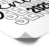 Senior 2025 Afstuderen College University Afstuder Poster (Hoek)