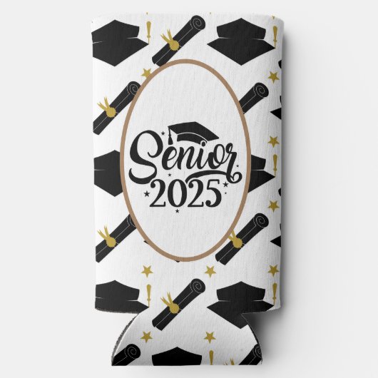 Senior 2025 Afstuderen Seltzer Blikjeskoeler (Achterkant)
