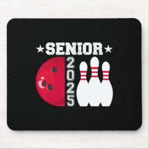 Senior 2025 Bowling Player CL van 2025 Afstuderen  Muismat