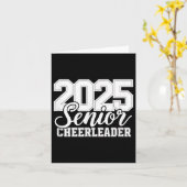 Senior 2025 Cheer Team Moeder High School Afstuder Kaart (Gele Bloem)