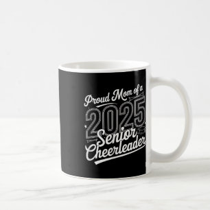Senior 2025 Cheer Team Mom High School Afstuderen Koffiemok