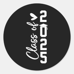 Senior 2025 CL van 2025 Afstuderen voor College Hi Ronde Sticker