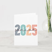 Senior 2025 CL van 2025 CK naar school Retro Gradu Kaart (Voorkant)