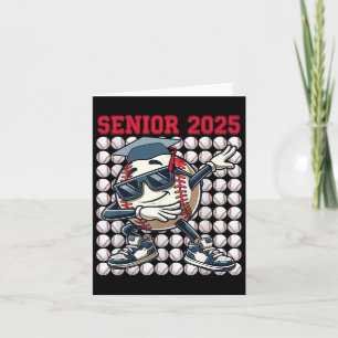 Senior 2025 Dabbing Honkbal CL van 2025 Afstuderen Kaart