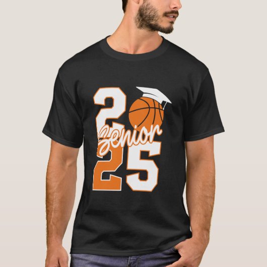 Senior 2025 High School Afstuderen Klasse van 2025 T-shirt (Voorkant)